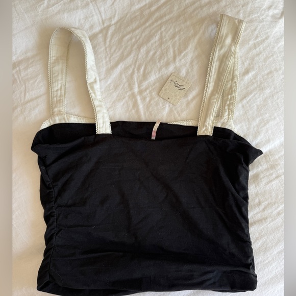 NWT Free People Black and White Women's Tank - Large - Picture 3 of 6